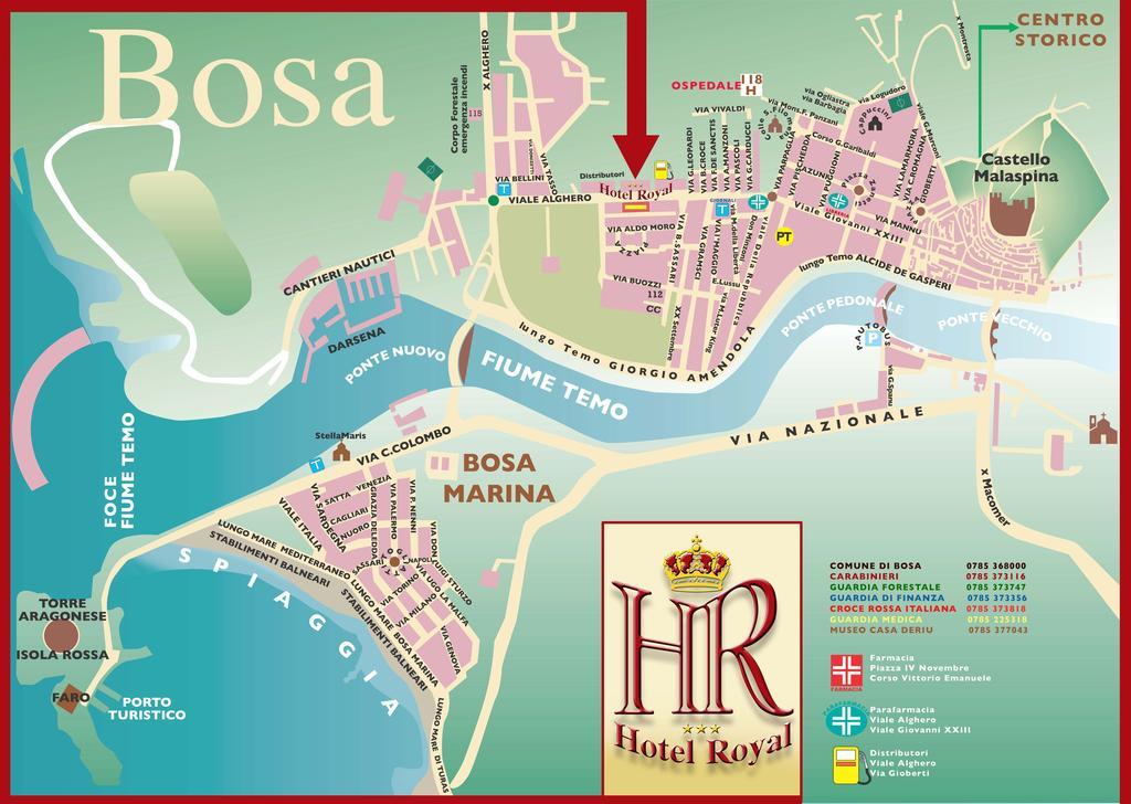 Hotel Royal Bosa Eksteriør billede